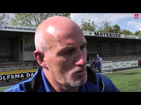 Willem Brouwer en Gersinio Constansia na Go-Ahead Kampen - Harkemase Boys