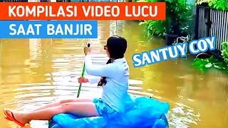 Download lagu BANJIR JAKARTA HARI INI | VIRAL SANTUY SAAT BANJIR mp3