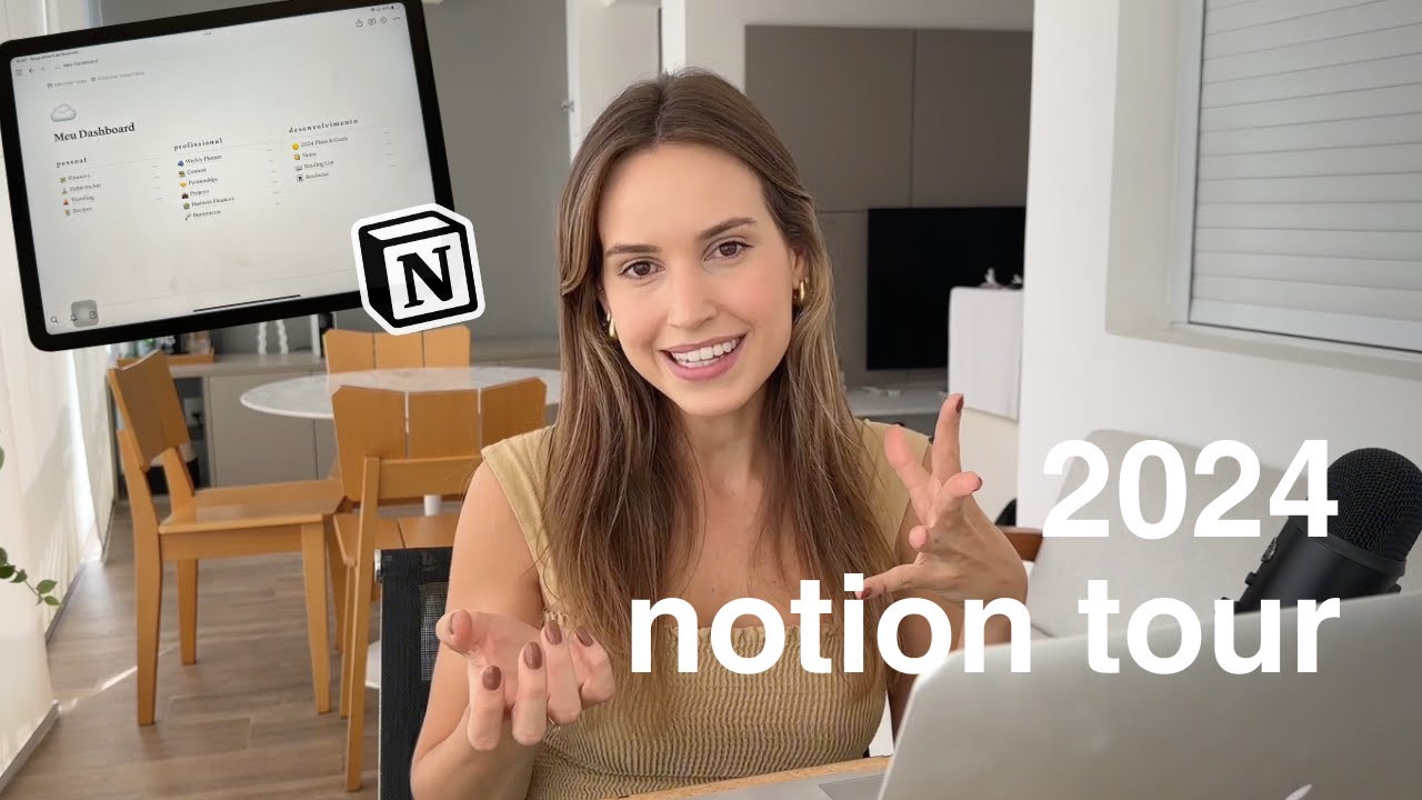 Meu notion 2024: planner, hábitos, conteúdos… & calendário do notion!
