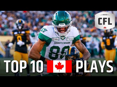 Top 10 Plays by a Canadian (So Far) | CFL