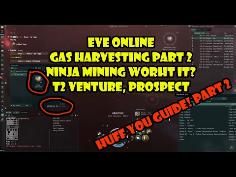 Eve Online - Is ninja mining worth it? Gas Harvesting guide Part 2