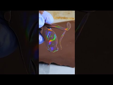 Scientist Tempers Chocolate And Gives It A Holographic Rainbow Glow