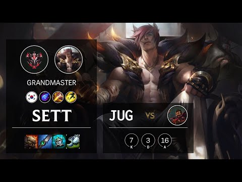 Sett Jungle vs Graves - KR Grandmaster Patch 10.20