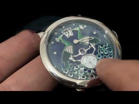 頂級工藝現今世代冇乜人欣賞 普通印刷塊彩色面仲實際CORUM 18k WG 崑崙掐𢇃琺𤨡jumping hours