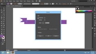 How to Draw Ribbon in Adobe Illustrator CS6