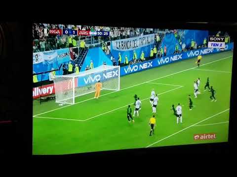 Victor Moses goal against Iceland==(Russia 2018 FIFA World Cup)