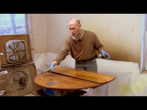 Mitigating Water Stains in an Antique Tabletop - Thomas Johnson Antique Furniture Restoration