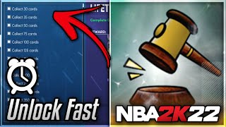 HOW TO UNLOCK THE AUCTION HOUSE AS QUICKLY AS POSSIBLE IN NBA 2K22 MyTEAM!!