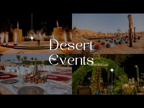 Epic Private Luxury Desert Events with QratedEvent.com