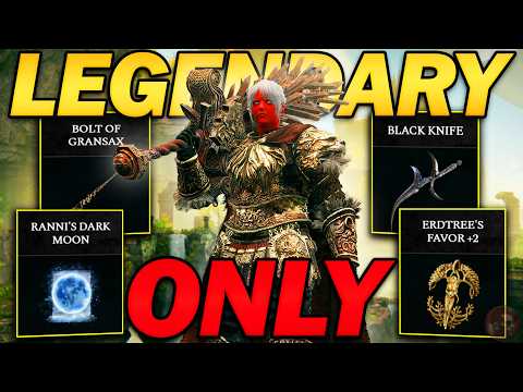 Elden Ring, But I can ONLY use LEGENDARY ITEMS!