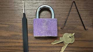 How to pick a MasterLock 150 - Beginner Lock Picking