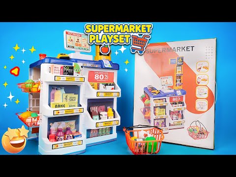One of the Best Supermarket Playsets 🛒 Satisfying Toy Unboxing for Kids.