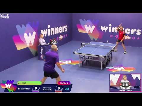 Winners League  28.08.21  Ziakun Viktor - Hrushko Oleksandr   11:00