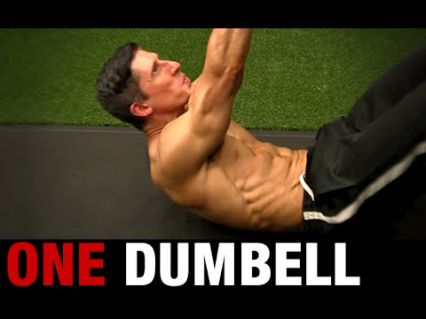 Home Ab Workout (ONE DUMBBELL NEEDED!)