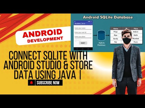 Connect Sqlite With Android Studio Store Data Using Java Part 1