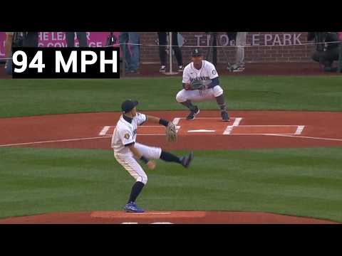 When Ichiro Suzuki Threw The Fastest First Pitch In MLB History
