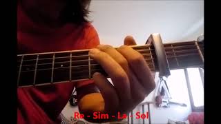 Papel del regalo cover acústico con acordes para guitarra