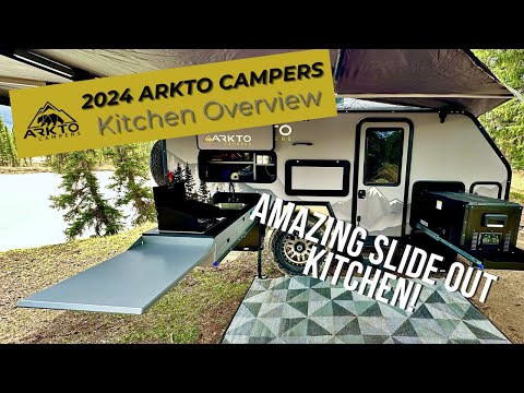Overland Trailer Slide Out Kitchen - 2024 Arkto Campers Kitchen Overview