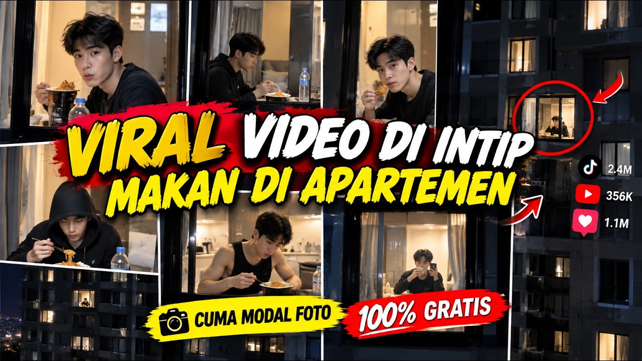 Tutorial AI Viral! Video Orang Makan di Apartemen Tertangkap Kamera 