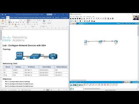 16.4.7 Lab - Configure Network Devices with SSH