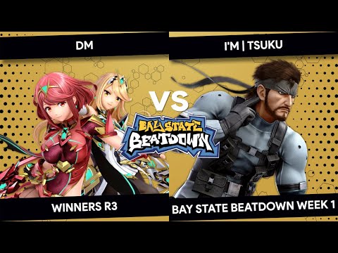 Bay State Beatdown #1 - DM (Pyra/Mythra) vs i'm | Tsuku (Snake) - Winners R3