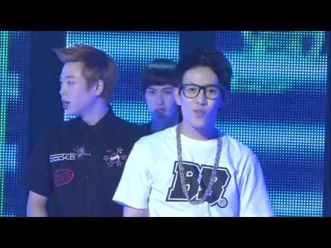 block B   Tell Them 110722 MTV The Show Kyung Multi angle