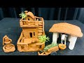 Diy How To Make Polymer Miniature Clay House Bullock Cart Village