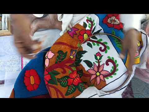 Latha may phool bananay ka aasan tarika.carpet design flowers.