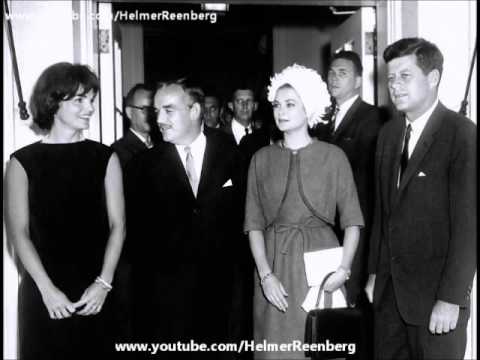 May 24, 1961 - President John F. Kennedy bid farewell to Prince Ranier III and Princess Grace