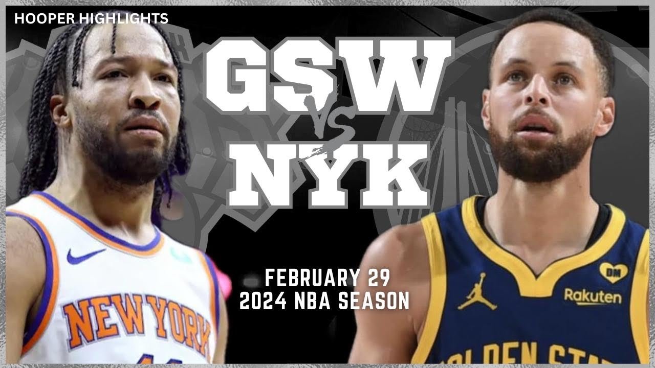 01.03.2024 | New York Knicks 99-110 Golden State Warriors