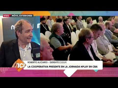 La Cooperativa presente en la jornada NPLAY en Córdoba, Roberto Aliciardi