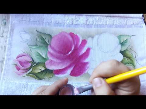 Como pintar rosas