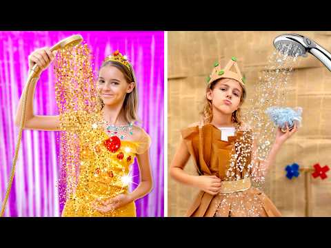 👑 Rich Princess vs Broke Princess 📦