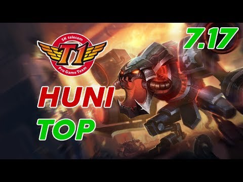 SKT T1 Huni Cho'Gath Top Patch 7.17