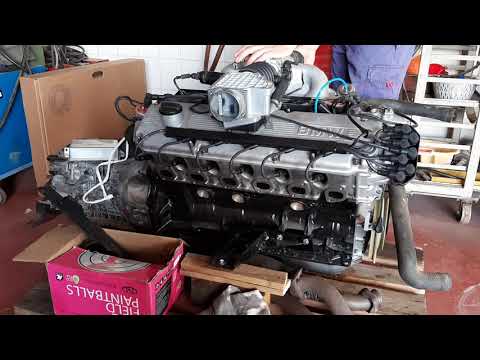 Bmw M30B35 engine first start 3,5l e34 e30