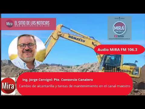 Ing. Jorge Cervigni: Pte. Consorcio Canalero