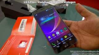 preview picture of video 'LG G Flex   Vodafone SIM Karte einlegen'