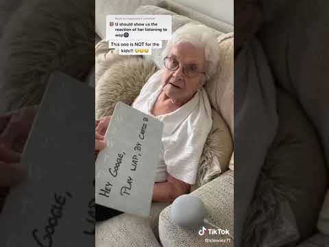 grandma reacting to wap tiktok