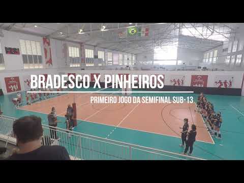 Semifinal Metropolitano - Bradesco x Pinheiros - Sub13
