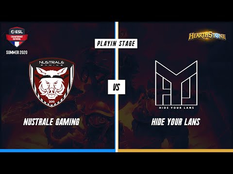 NUSTRALE GAMING VS HIDE YOUR LANS - PLAYIN STAGE - ESL ECN SUMMER 2020