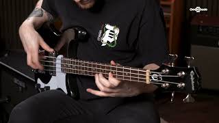 Video thumbnail for SOUNDCHECK | Epiphone Embassy Bass, Graphite Black | Gear4music Guitars by Gear4music Guitars