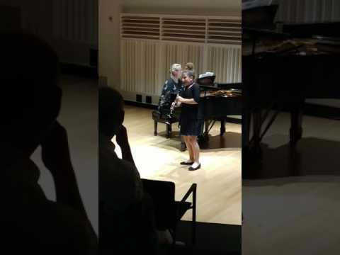 Weber Concertino for Clarinet - Anoush Pogossian