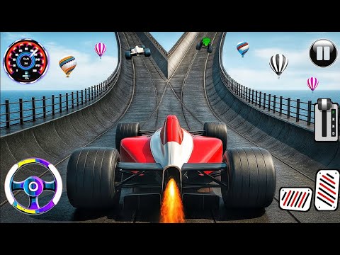 Formula Car Mega Ramp Extreme Racing - GT Car Formula Car Racing Stunts 3D - Android GamePlay 