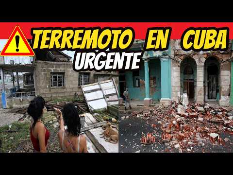 Hace Instantes, TIEMBLA FUERTE EN CUBA 5.5 sacude sismo la tierra azota temblor a Guantánamo Cuba
