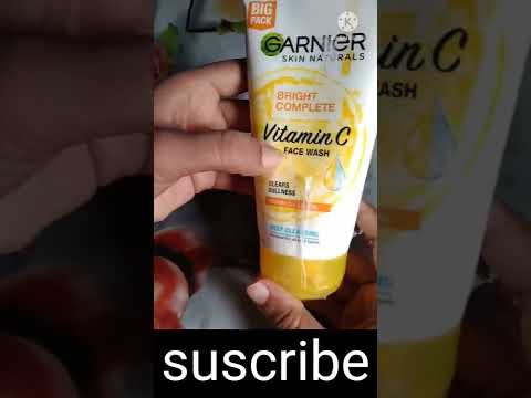 Garnier vitamin c face wash #Facewash #flipkart #short /face wash review