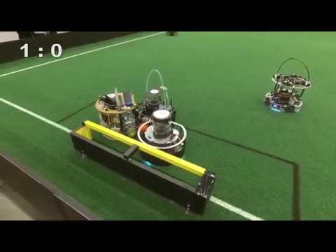 Our goalier in RCJ Soccer Open SuperTeam 2018