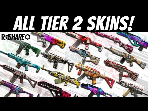 ALL R6SHARE TIER 2 SKINS! - Rainbow Six Siege