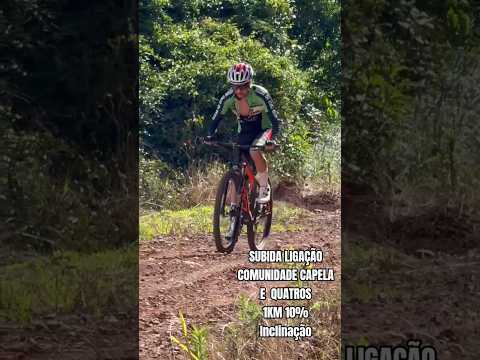 subida comunidade capela São Paulo a comunidade QuatroS 1km 10% VERA CRUZ DO OESTE-PR #mtb