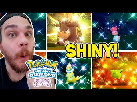 ALL THE SHINY I CAUGHT IN THE NEW POKÉMON GAME!!