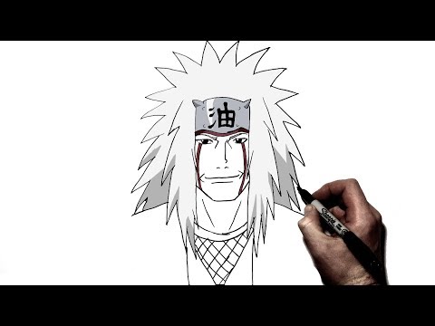 How to Draw Jiraya | Step by Step | Naruto